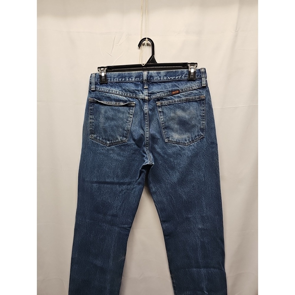 Rustler Mens Blue Straight Leg Medium Wash Denim Jeans‎ Work Cotton Size 33x30 - Picture 12 of 16